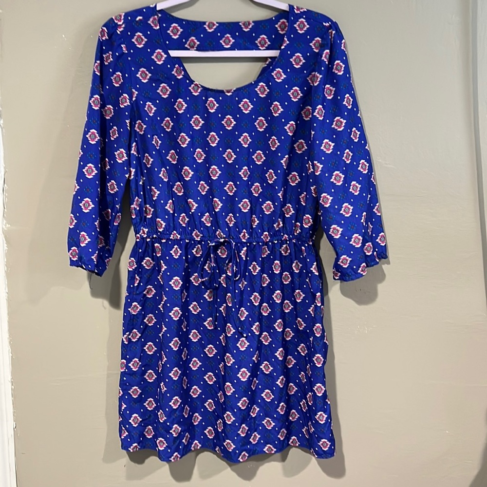 Dress with back cut out
